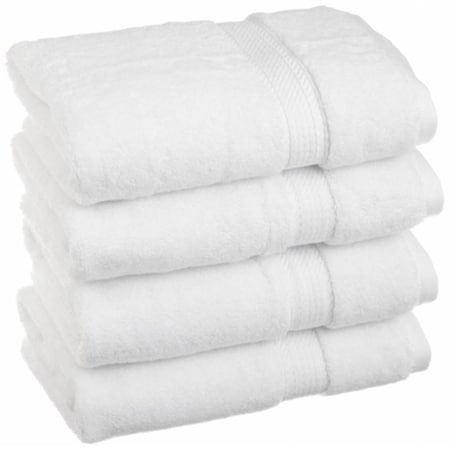 Superior 900GSM Egyptian Cotton 4-Piece Hand Towel Set  White 900GSM HAND WH